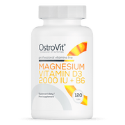 Price of OstroVit Magnesium + Vitamin D3 2000 IU + B6 120 tablets