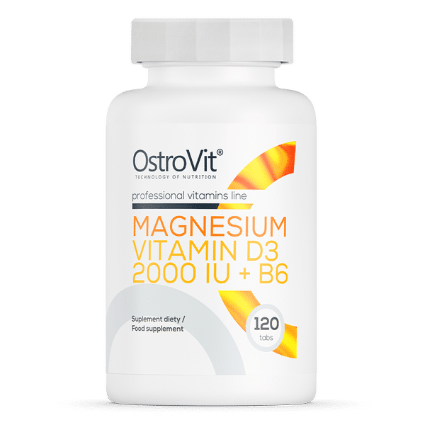Price of OstroVit Magnesium + Vitamin D3 2000 IU + B6 120 tablets