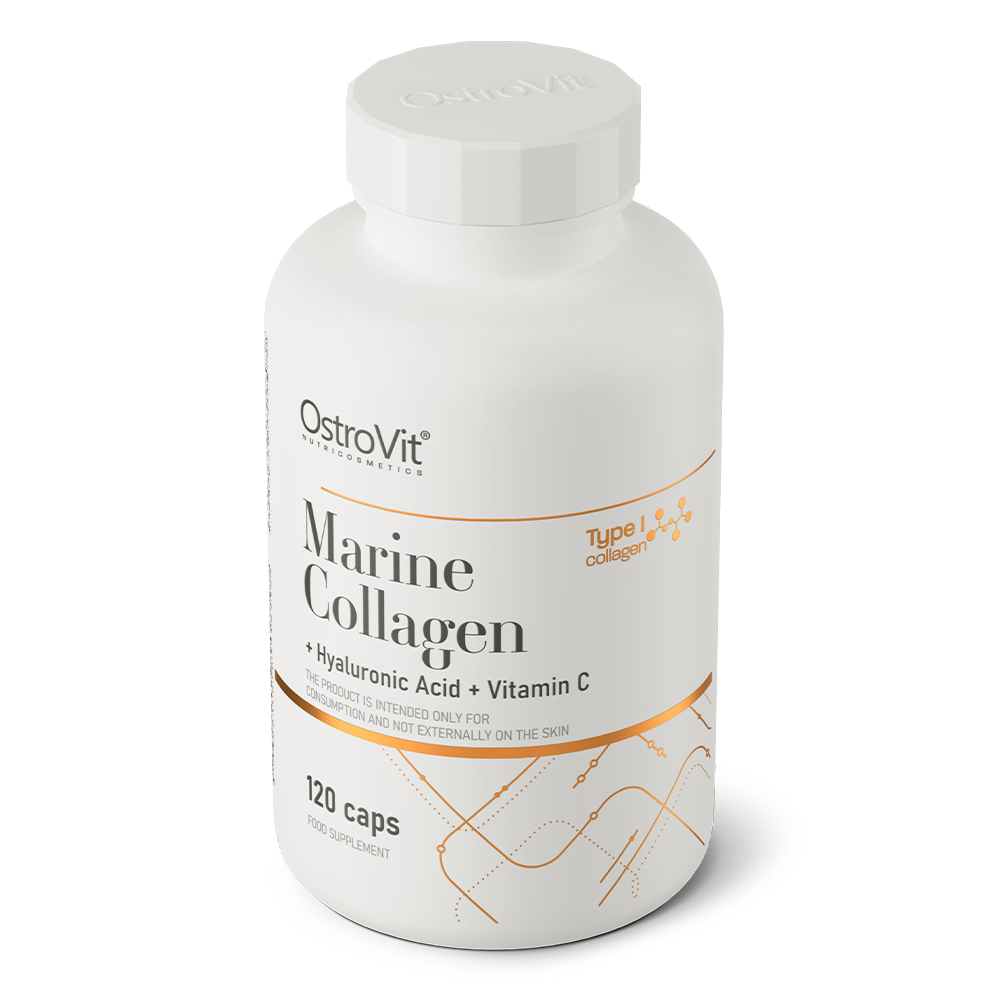 OstroVit Marine Collagen with Hyaluronic Acid and Vitamin C 120 caps promotion