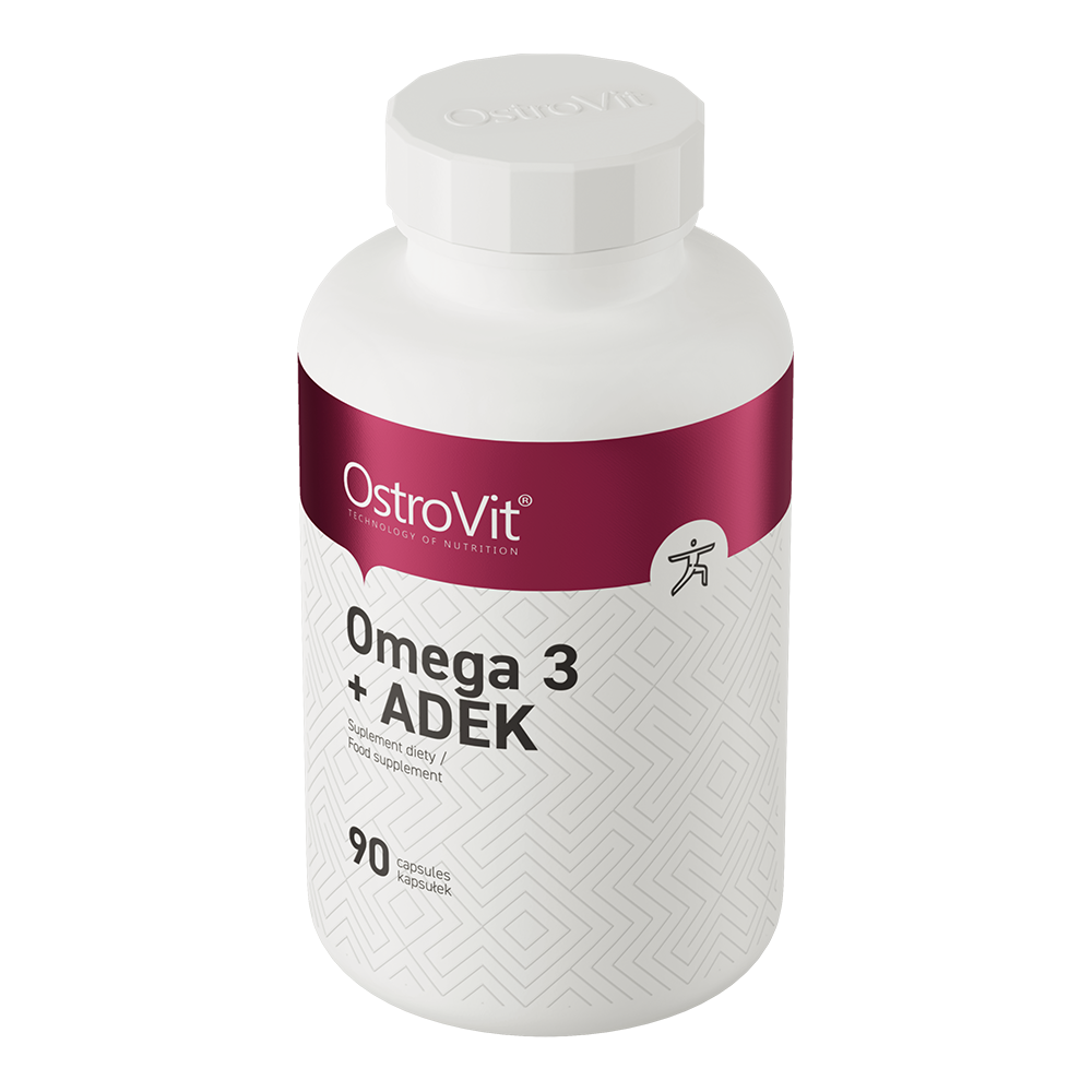 OstroVit Omega 3 + ADEK 90 capsules from above