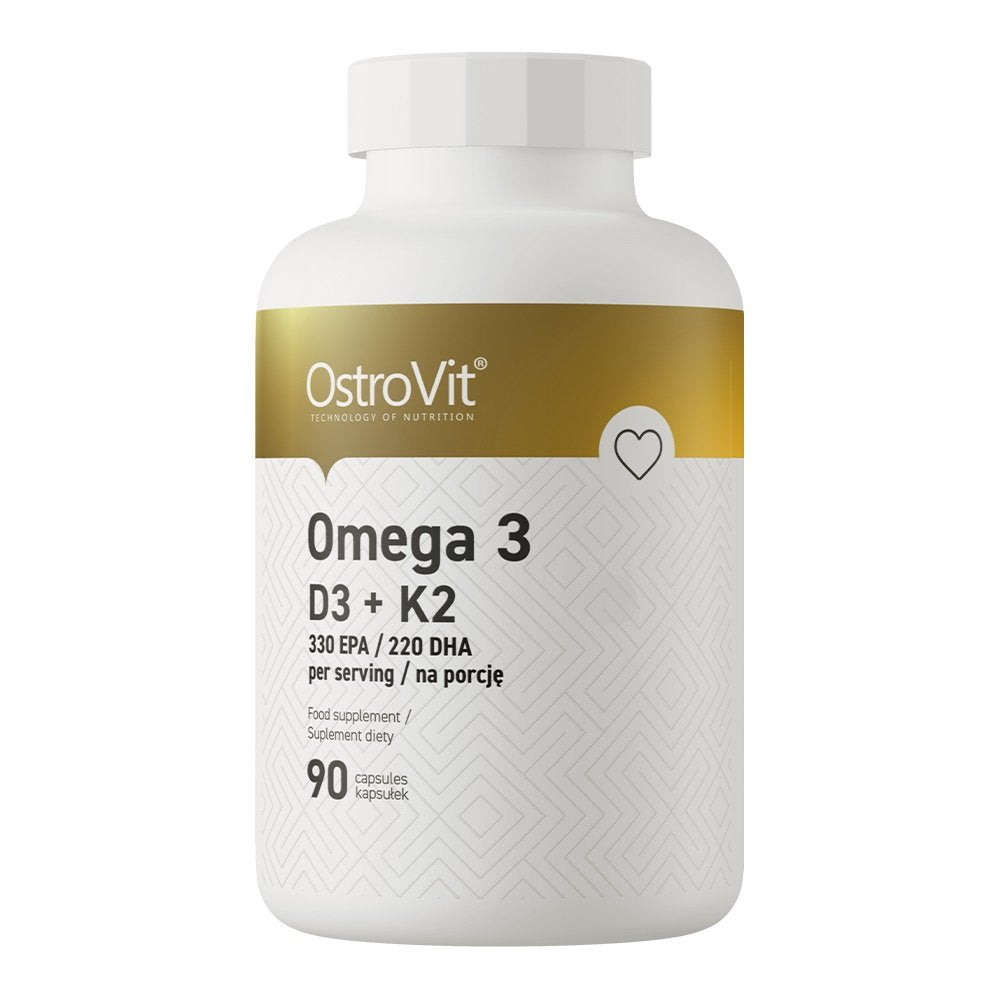 OstroVit Omega 3 D3+K2 90 caps