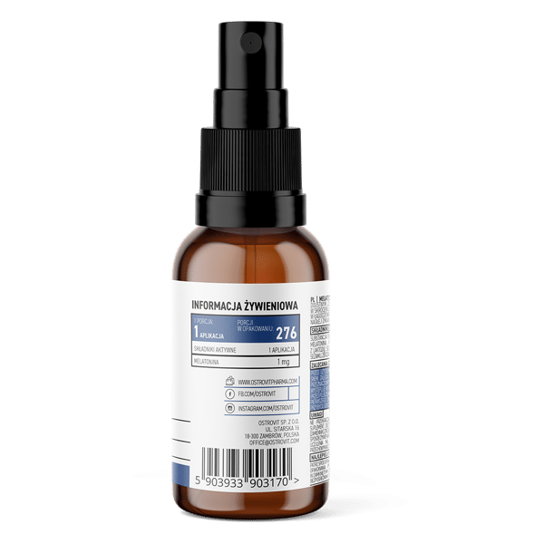 OstroVit Pharma Melatonin spray 30 ml price composition