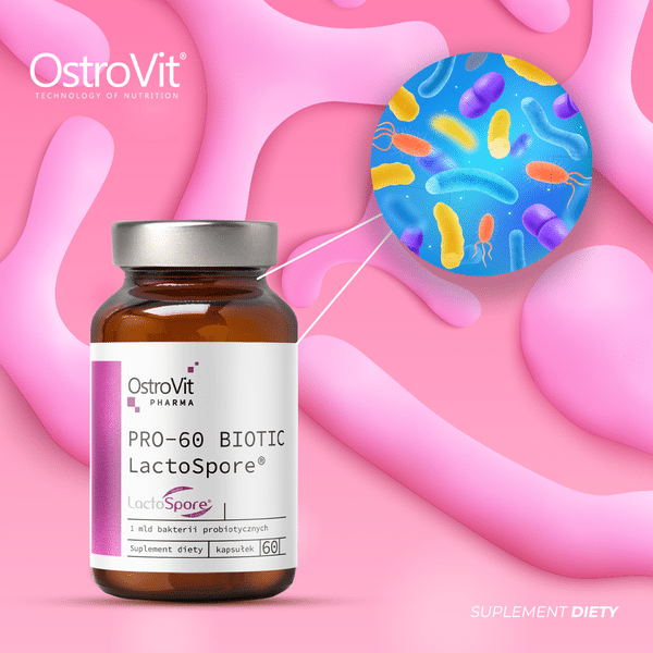 OstroVit Pharma PRO-60 BIOTIC LactoSpore 60 capsules pic