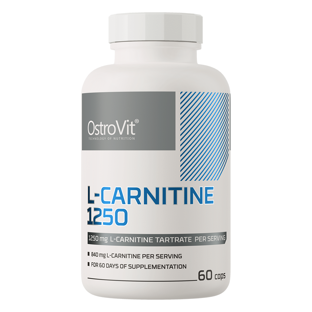 OstroVit Supreme L-Carnitine cena 1250 mg, 60 kapsulas