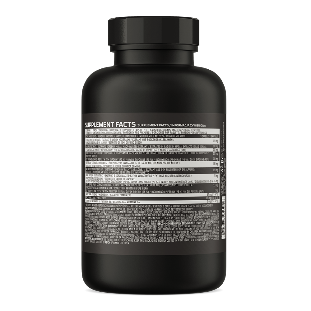 Composition of OstroVit Testo Extreme 90 capsules