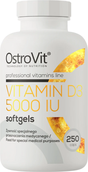 OstroVit VITAMIN D3 5000 softgels 250 caps price promotion