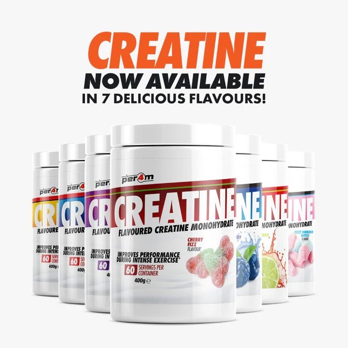 PER4M Flavored Micronized Creatine - flavors