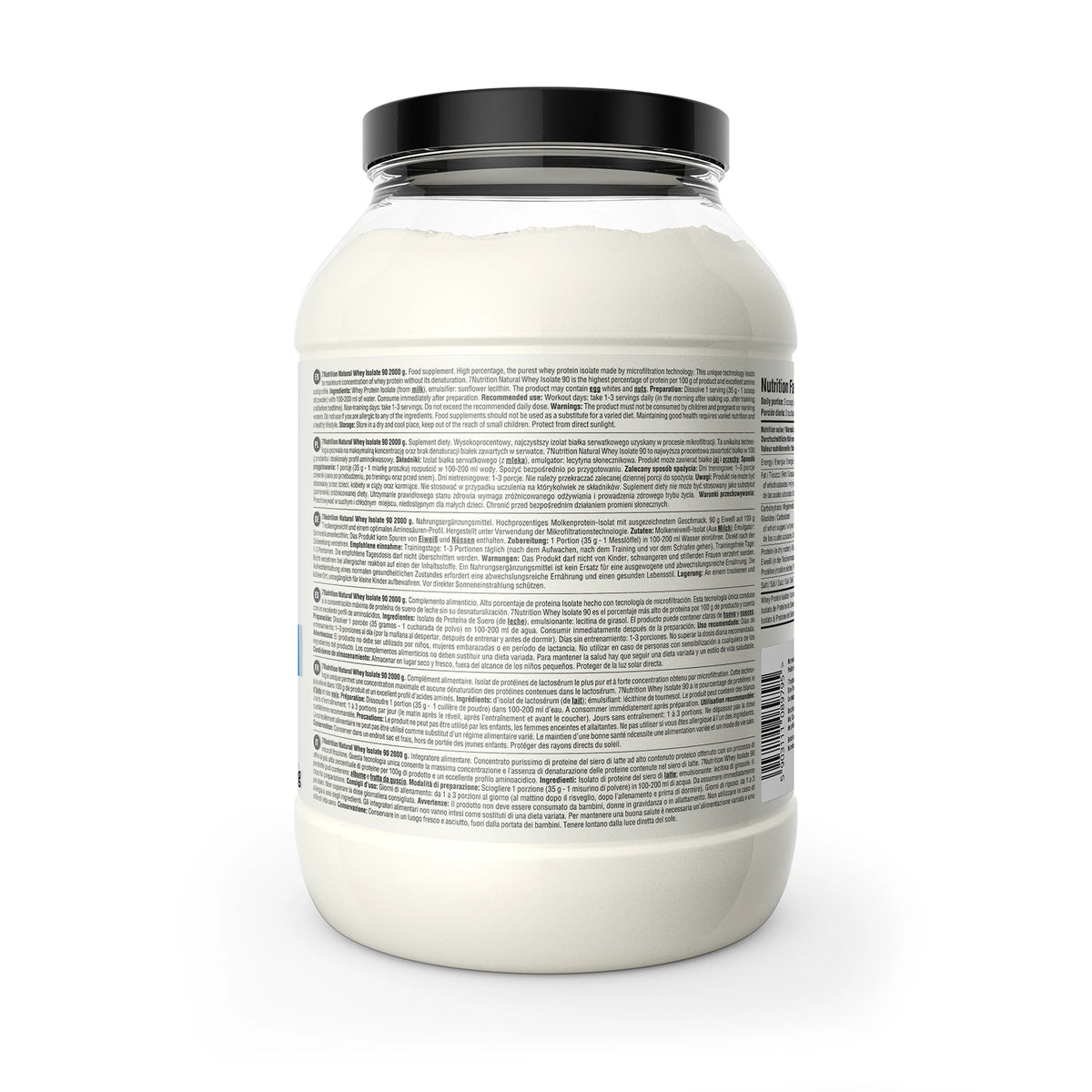 7Nutrition Natural Whey Isolate 90 2000 g (natūralaus skonio)
