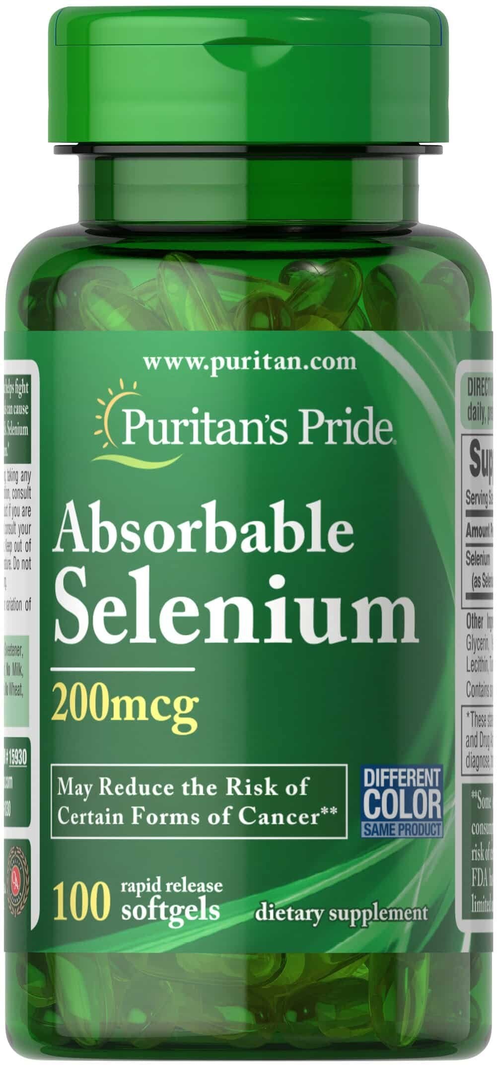 Price of Puritan's Pride Absorbable Selenium 200 mcg-100 Softgels