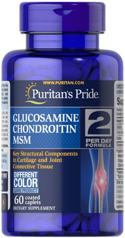 Price of Puritan's Pride Glucosamine, Chondroitin & MSM - 2 Per Day Formula 60 coated caplets