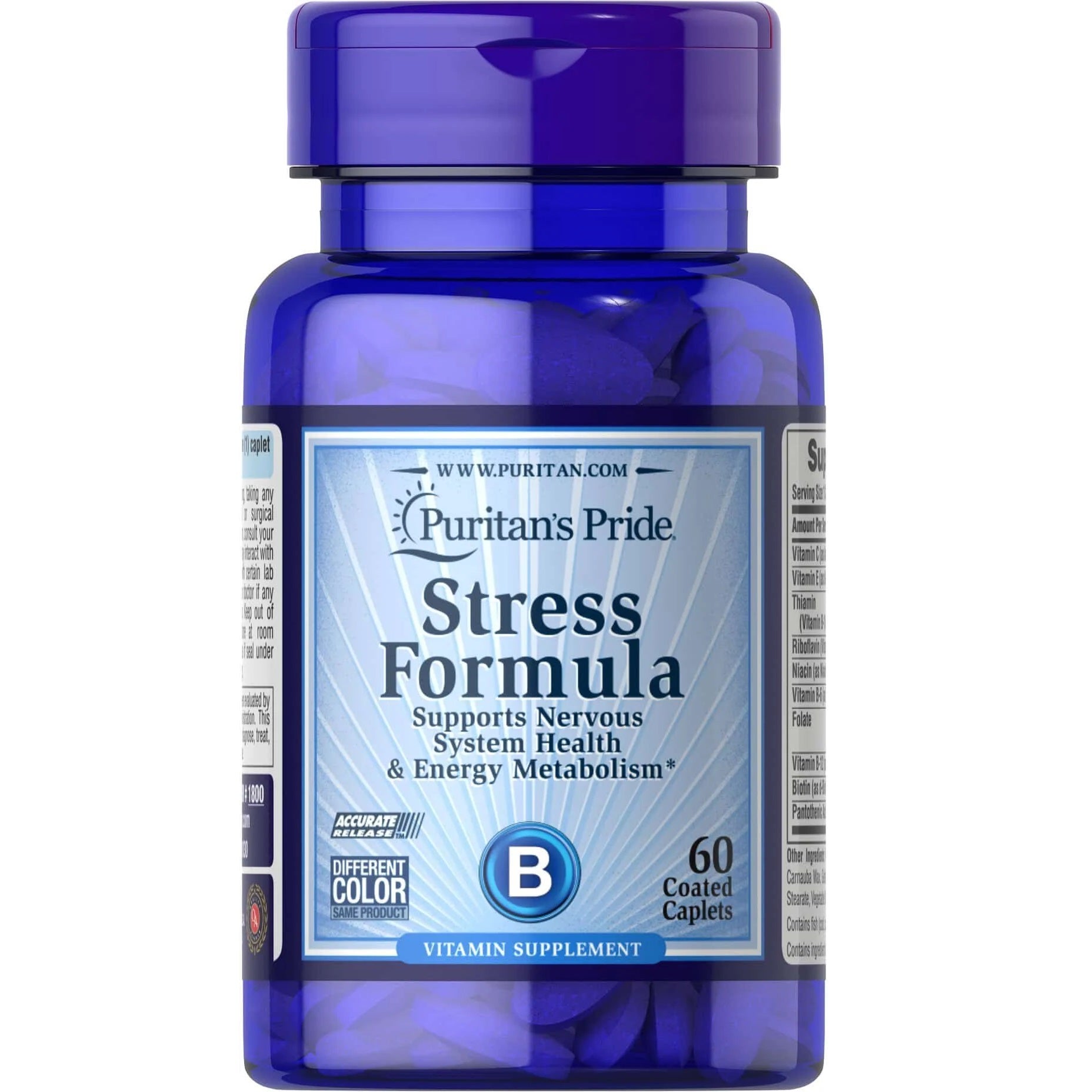 Puritan's Pride Stress Formula - 60 tabs.