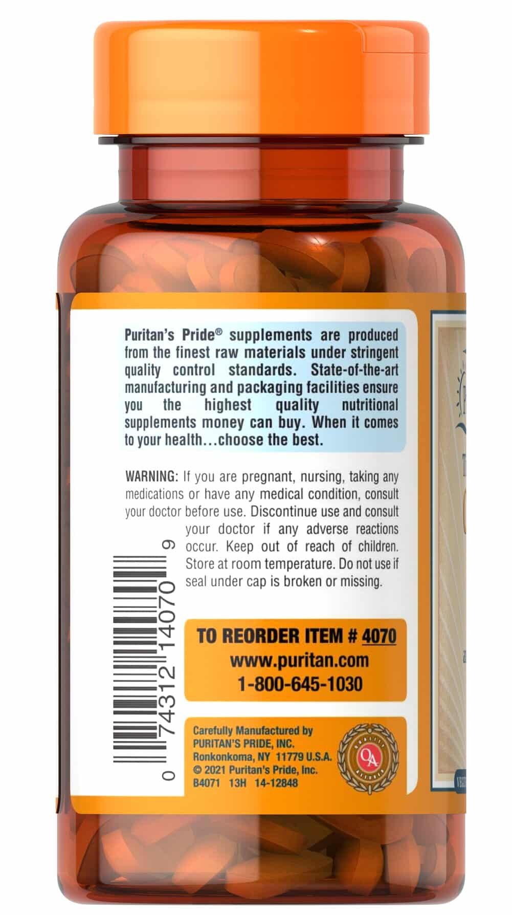 Using Puritan's Pride Timed Release C - Time 1000 Complex 60 coated caplets