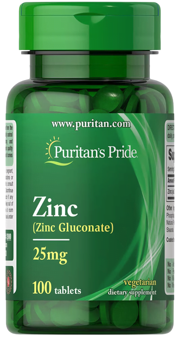 Price of Puritan's Pride Zinc Gluconate 25mg 100 tablets