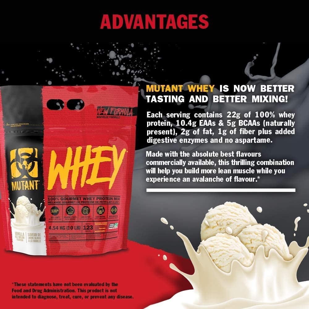 PVL Mutant Whey 2270 g. advantages