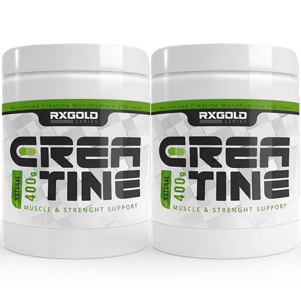 RX Gold Micronized Creatine Monohydrate – 400g pure