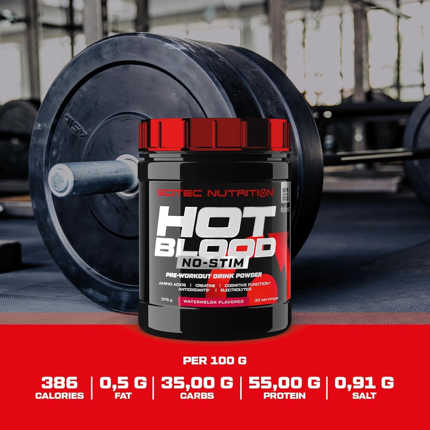 Scitec HOT Blood No-Stim 375g facts
