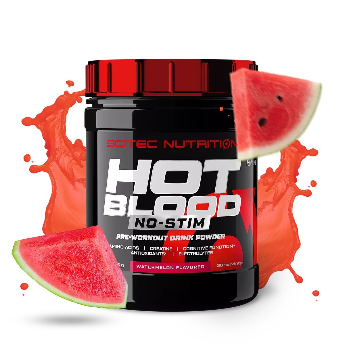 Scitec Nutrition Hot Blood No-Stim - 375 g arbūzs pirkt