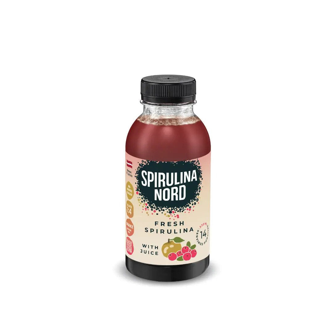 Spirulina Nord – Fresh spirulina with juice (no added sugar) 330ml