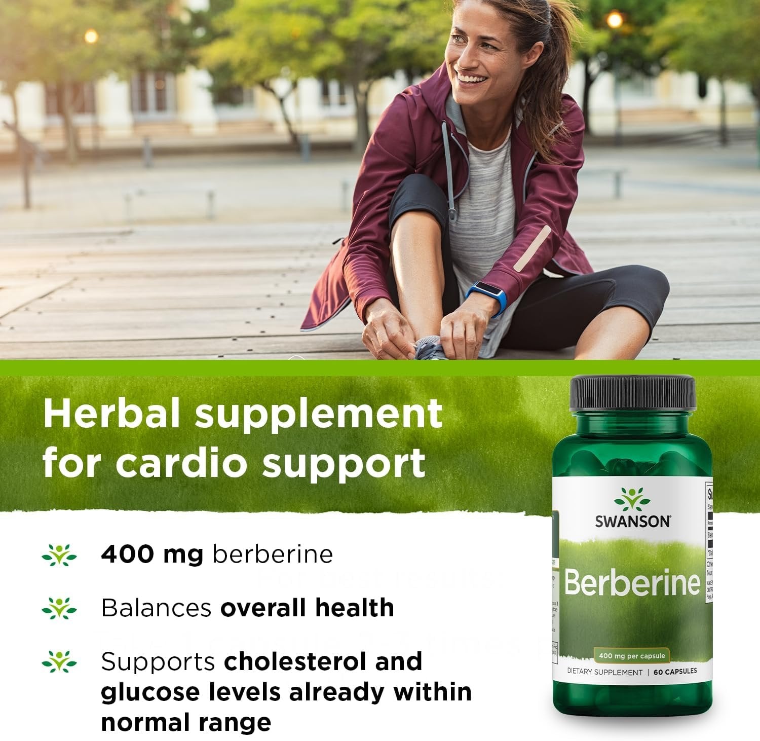 Swanson Berberine, 400mg - 60 caps facts