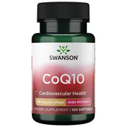 Swanson CoQ10 100mg High Potency 100 mīksto želeju cena