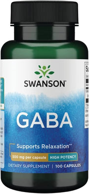 Swanson GABA 500mg 100 caps price promotion