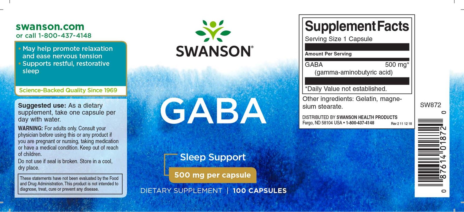 Swanson is a gifted label