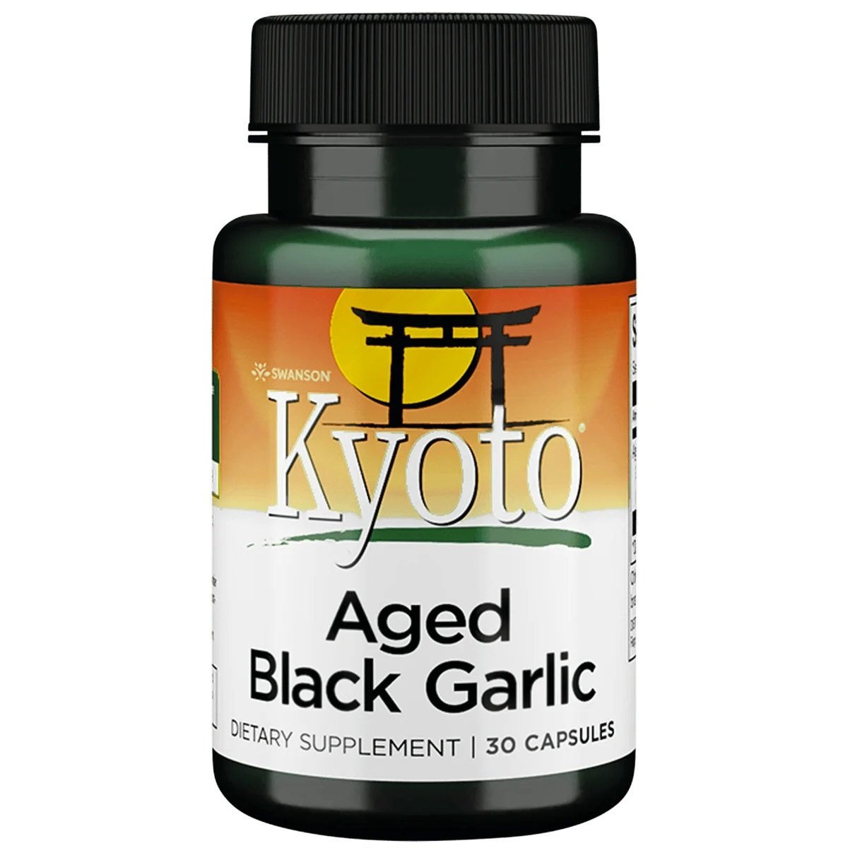 Swanson KYOTO Aged Black Garlic 650 mg 30 Capsules price