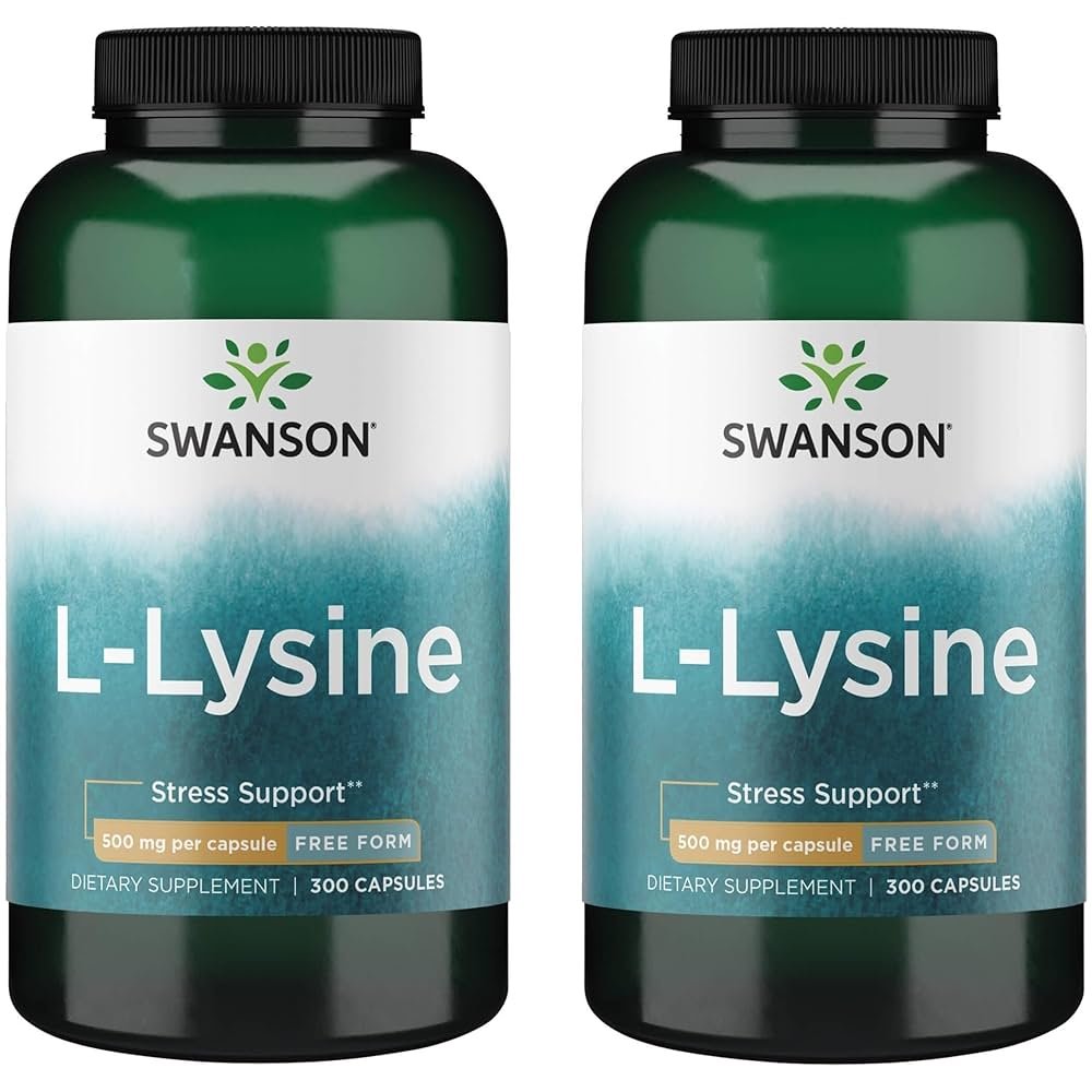 SWANSON L-LIZINAS, 500 mg, 300 kapsulių akcija