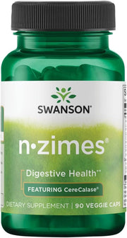 Цена Swanson N-Zimes® с CereCalase 90 растительных капсул