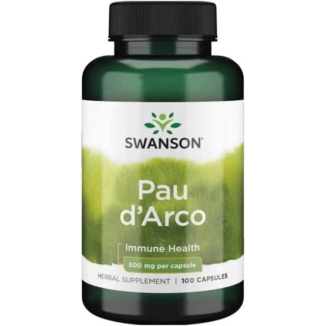 Swanson Pau D'Arco 500 mg 100 kapsulas