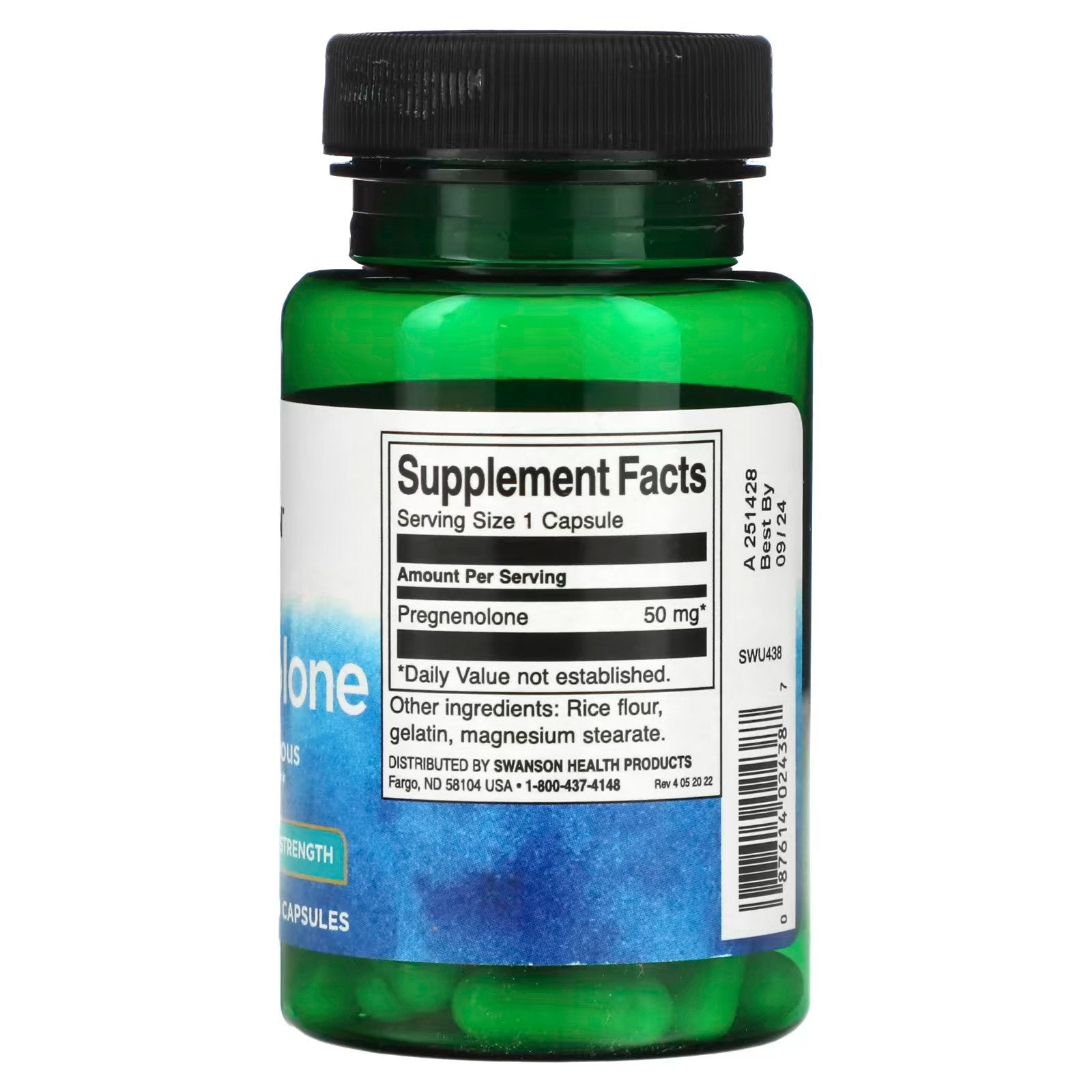 Swanson Pregnenolone 50 mg 60 Capsules cheap