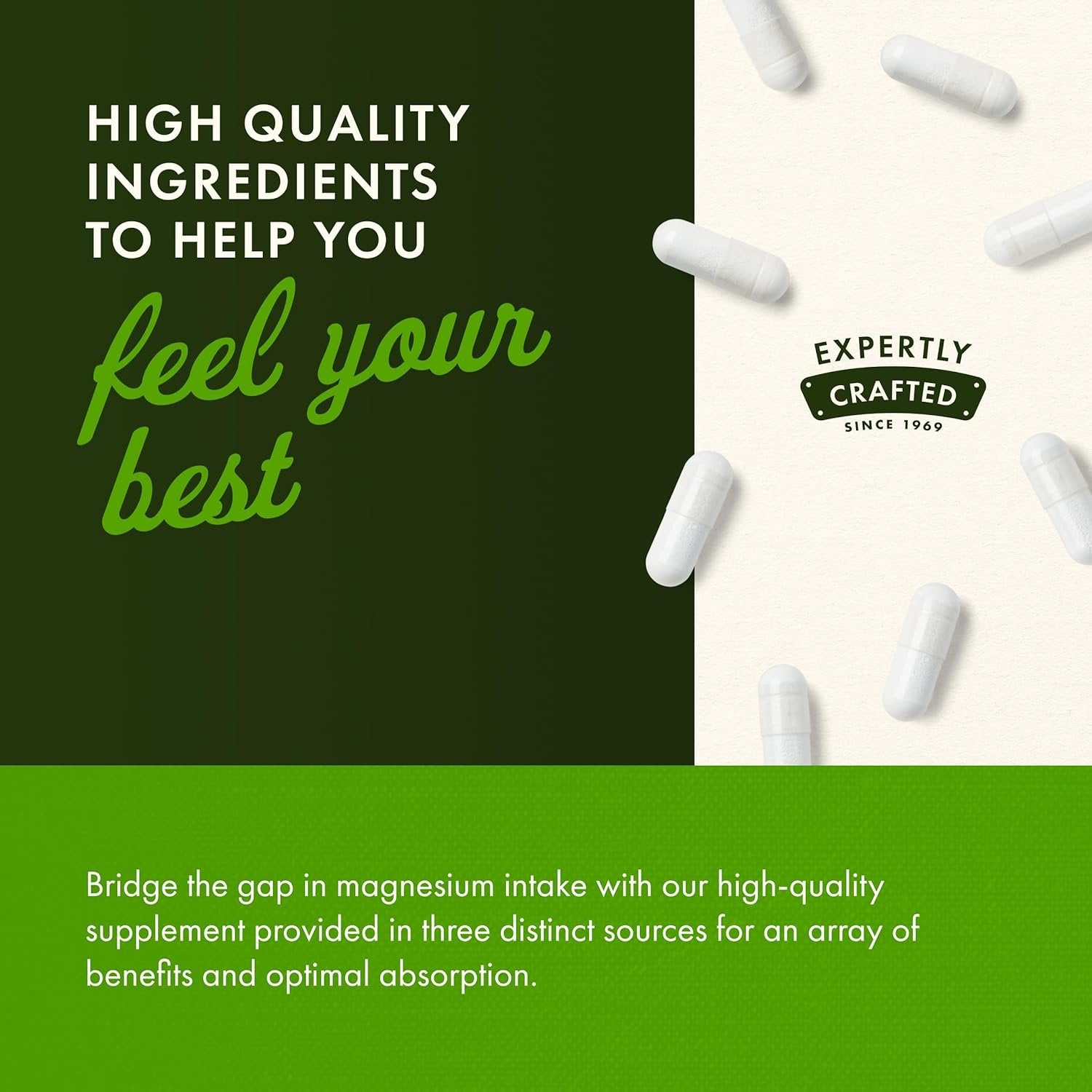 Swanson Triple magnesium benefits banner company