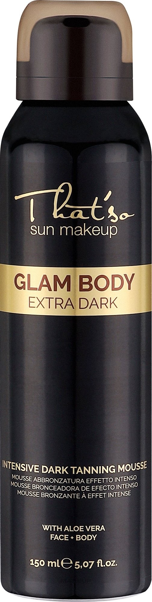 That's Sun Makeup Glam Body Mousse Extra Dark Sun Spray self-tanning foam DHA 8 150ml price
