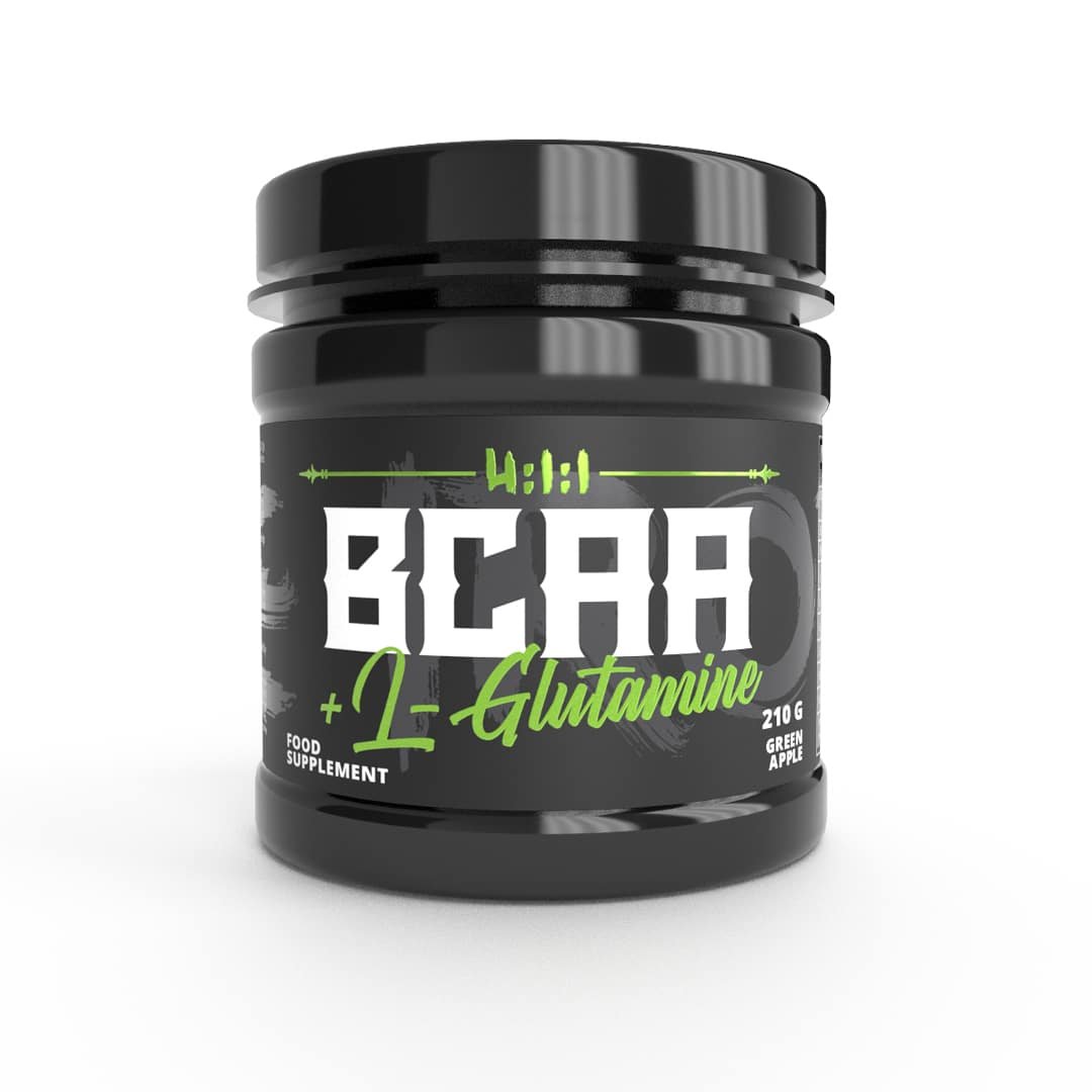 The Iron X BCAA + Glutamine 210g Green apple