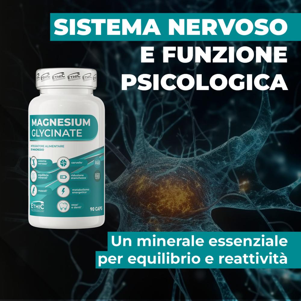 Ethic Nutraceutici™ Magnesium Glycinate 90 kapsulių