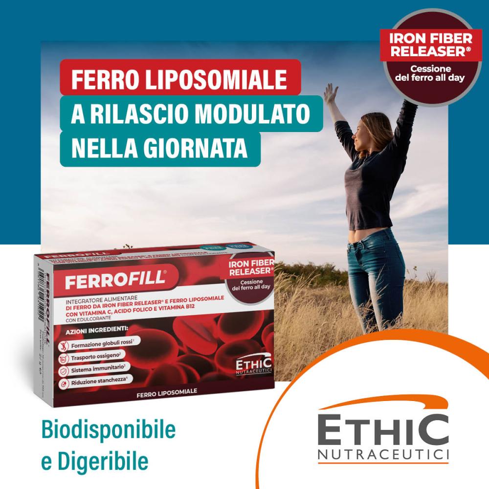Ethic Nutraceutici Ferrofill 900 mg, 30 tablečių