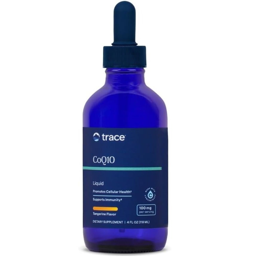 Trace Minerals Liquid CoQ10, 100mg - 118 ml. the price
