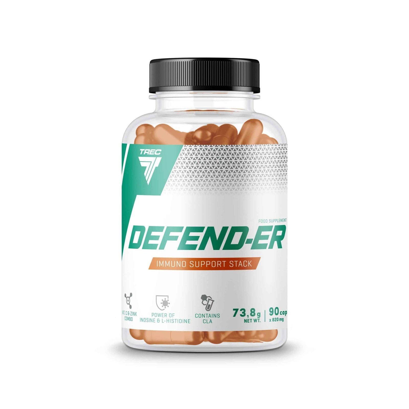 Trec Defend-Er 90 caps. kaina
