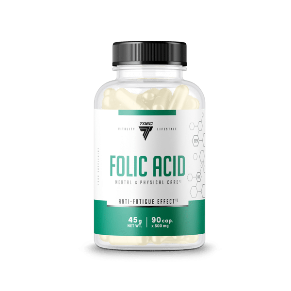 Trec Vitality Folic Acid 90 caps. the price