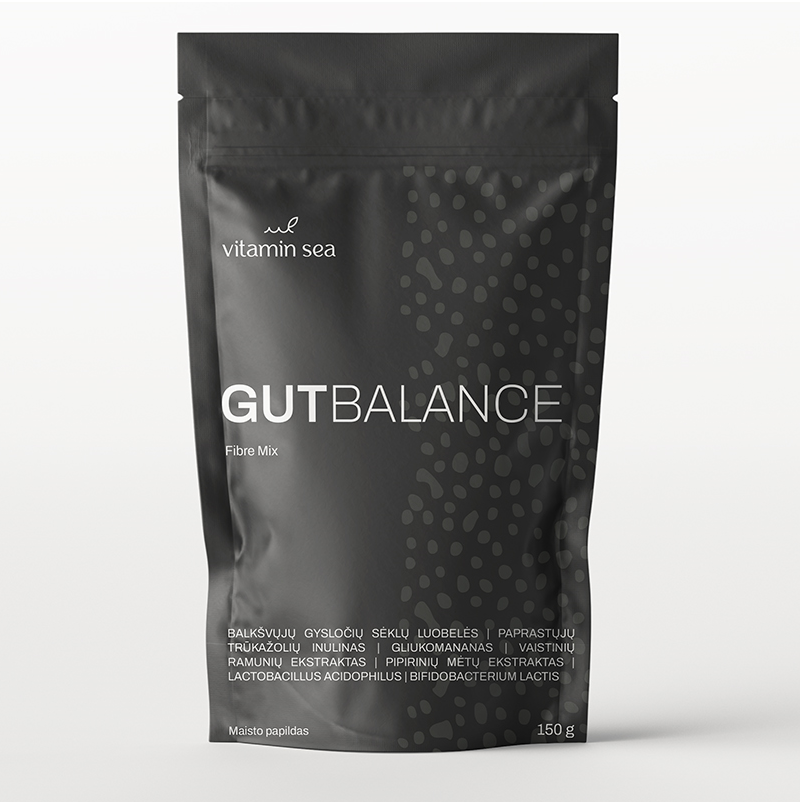 VitaminSea GUTBALANCE skaidulų kompleksas 150 g kaina