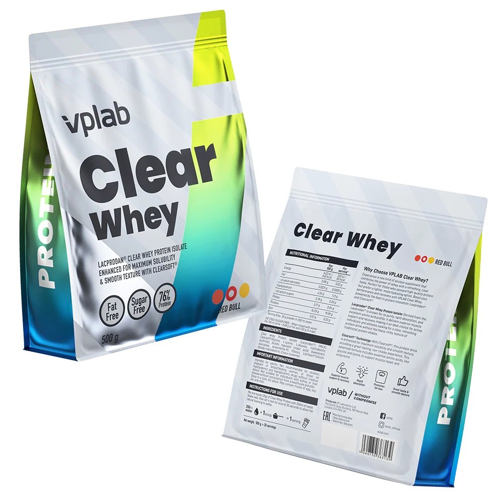 VPLAB Clear Whey Protein Isolate 500g bags