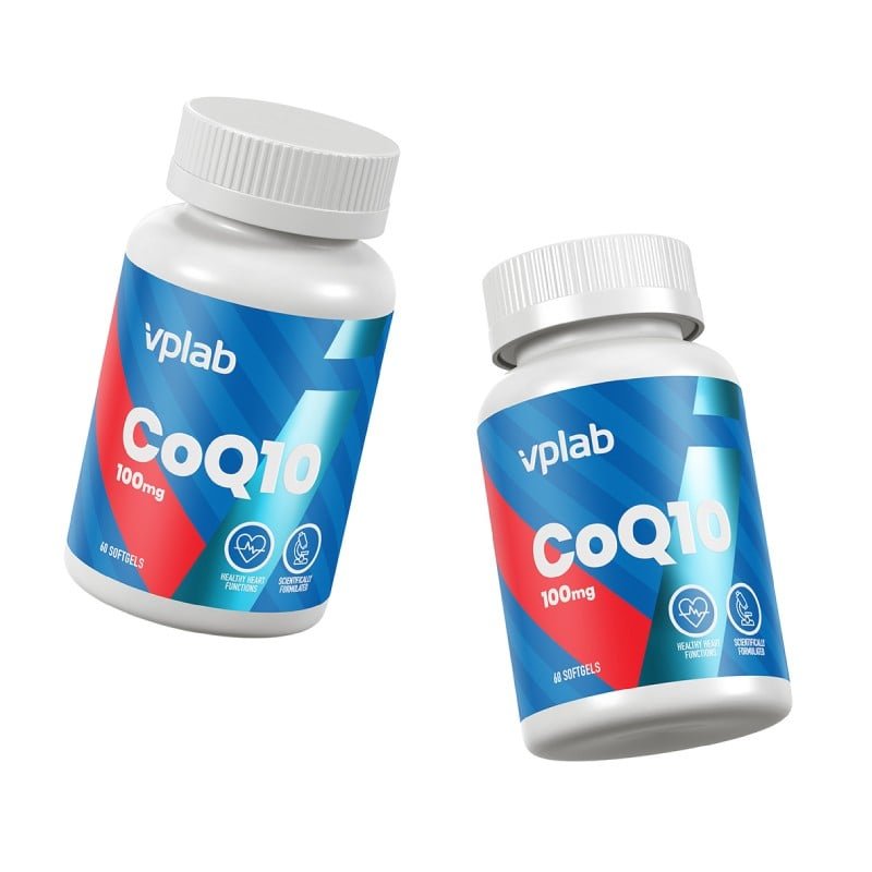 Vplab CoQ10 100mg 60 Softgels Banner