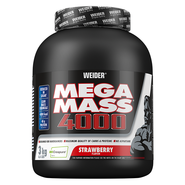 Weider Mega Mass 4000 Masas palielinātājs- 3000 gramu cena