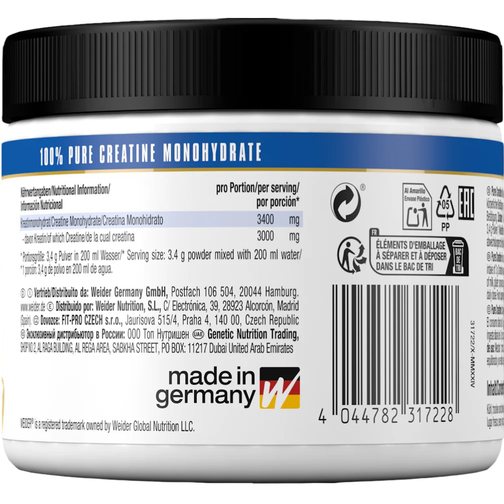 Weider Pure Creatine Creapure® - 250 grams