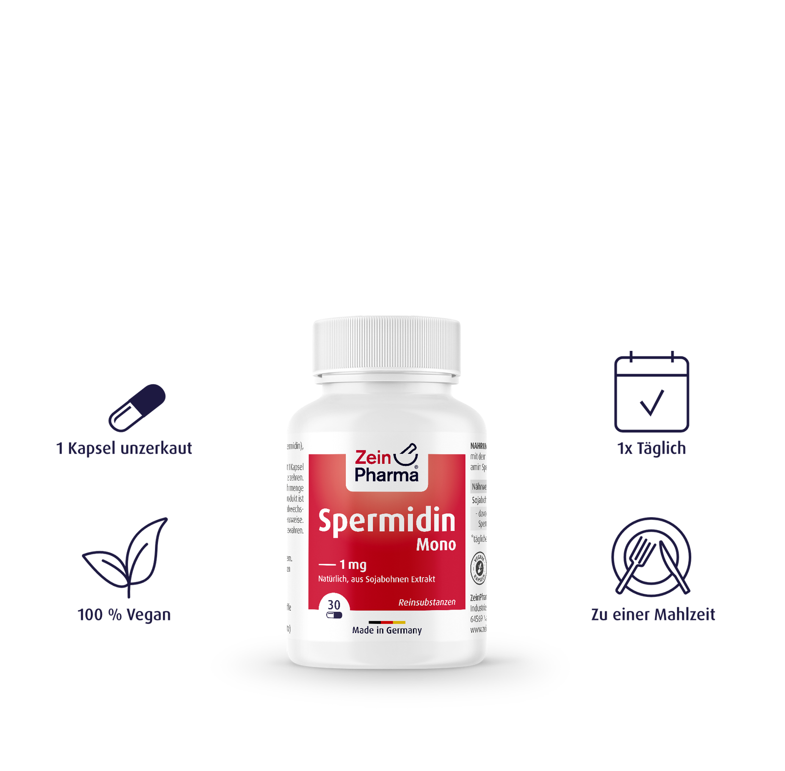 Zein PharmaSpermidin Mono Capsules 1 mg 30 caps benefits